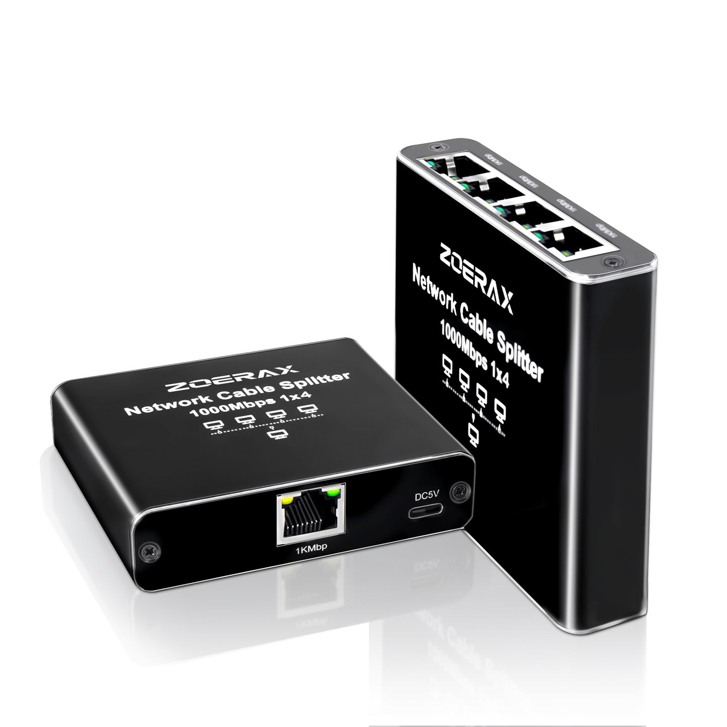 ZoeRax RJ45 분배기 1~2/3/4 이더넷 어댑터 인터넷 네트워크 케이블 연장기 RJ45 커플러 PC 노트북 TV 박스 라우터