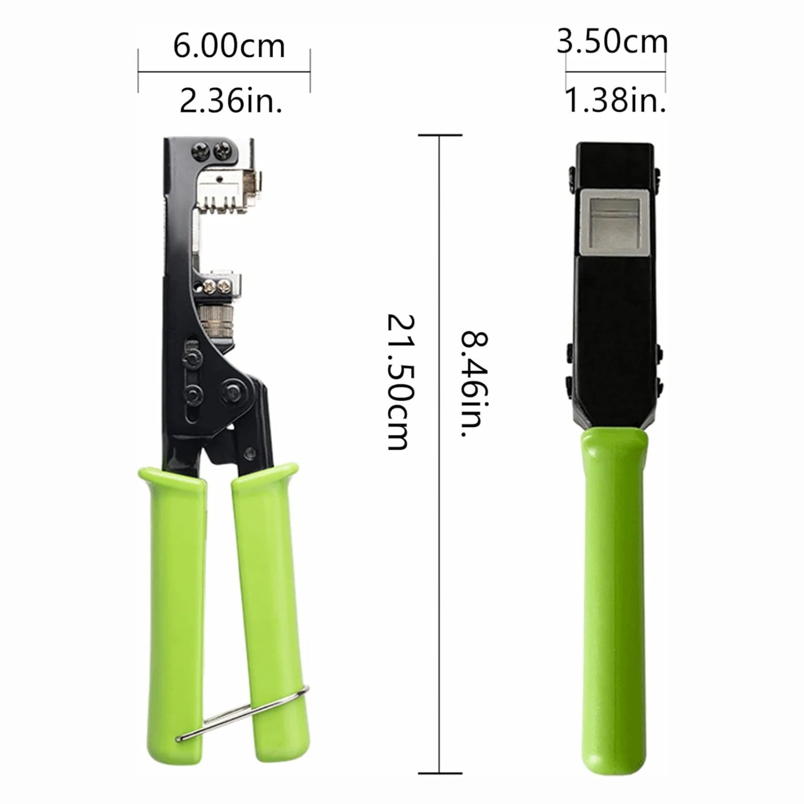 ZoeRax 90 Degree Keystone Jack Punch Down Tool Specific Modular fit CAT5/5e and CAT6/6A Adapter Fast Termination Crimper