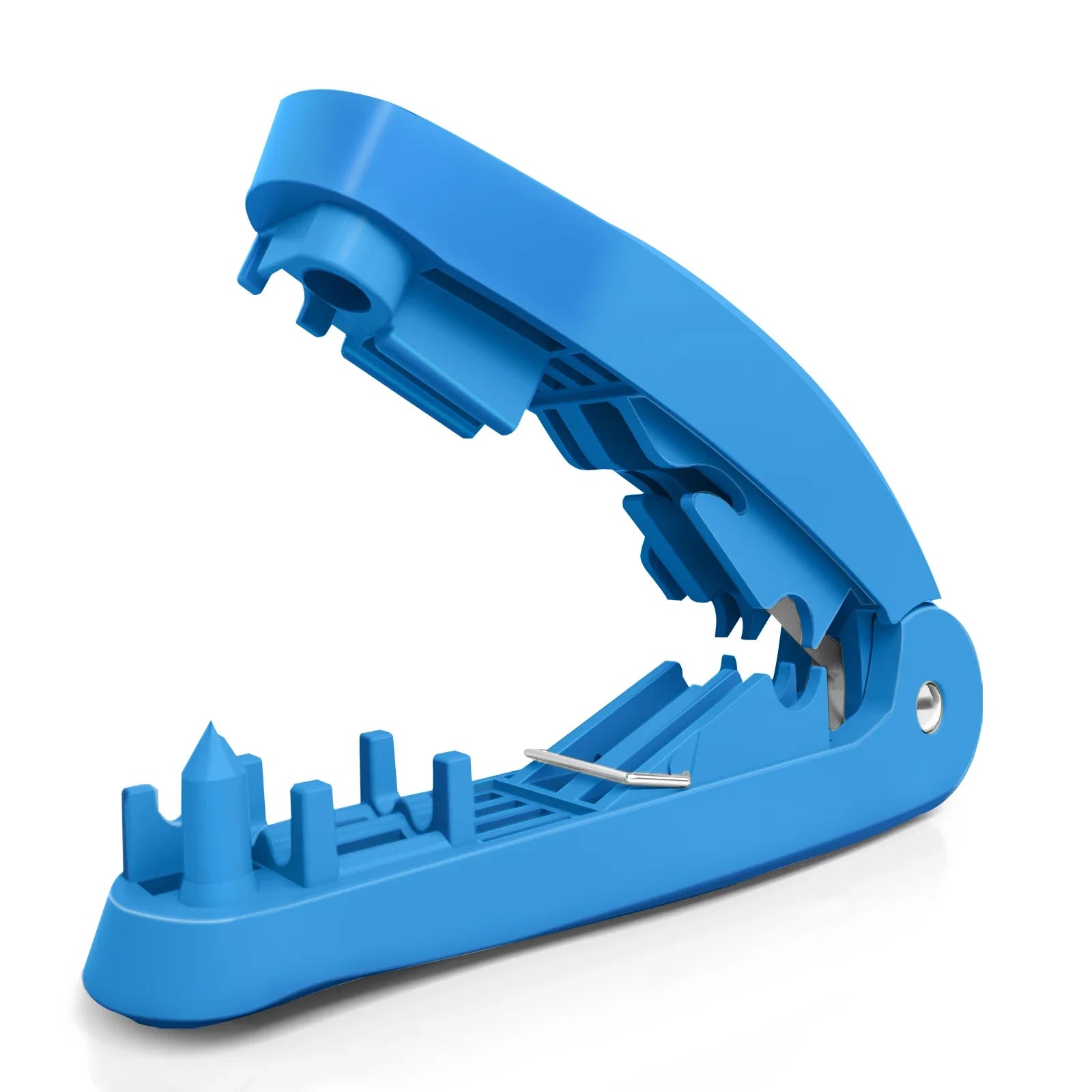 ZoeRax 4-in-1 RJ45 network cable tool with cutting, stripping, untangling, and straightening functions applies to STP/UTP cable.