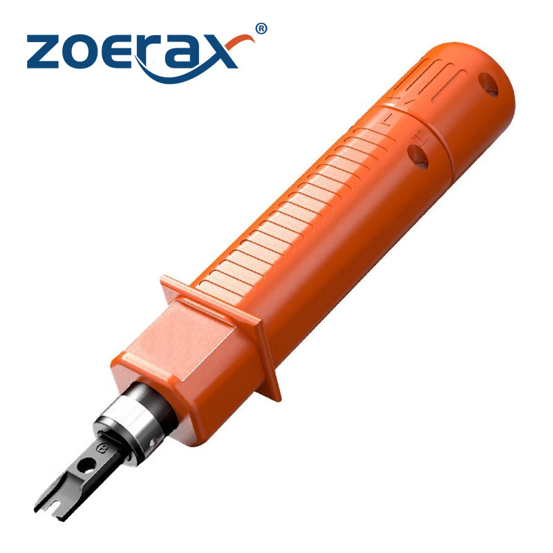 ZoeRax Punch Down Tool, 110 Type Network Cable Tool Double Blades Ethernet Impact Terminal Insertion Tools