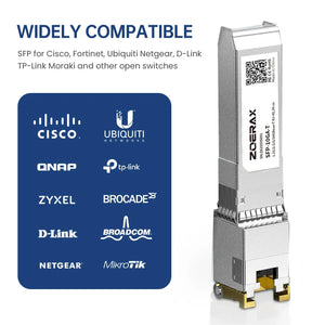 ZoeRax SFP+ RJ45 Copper Transceiver Module - Detail View 3