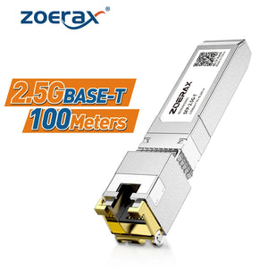 ZoeRax SFP+ RJ45 Copper Transceiver Module - Detail View 5