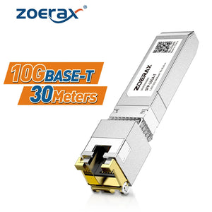 ZoeRax SFP+ RJ45 Copper Transceiver Module - Detail View 6