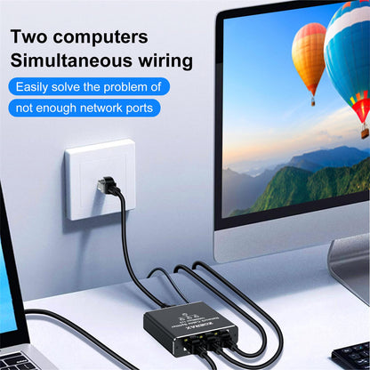 ZoeRax RJ45 분배기 1~2/3/4 이더넷 어댑터 인터넷 네트워크 케이블 연장기 RJ45 커플러 PC 노트북 TV 박스 라우터