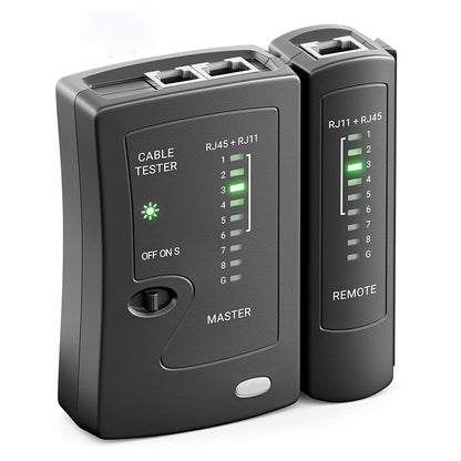 ZoeRax Network Ethernet Cable Tester for LAN RJ45 Cat5 Cat5e Cat6 Cat6a Cat7 UTP/Shielded Cable and RJ11 RJ12