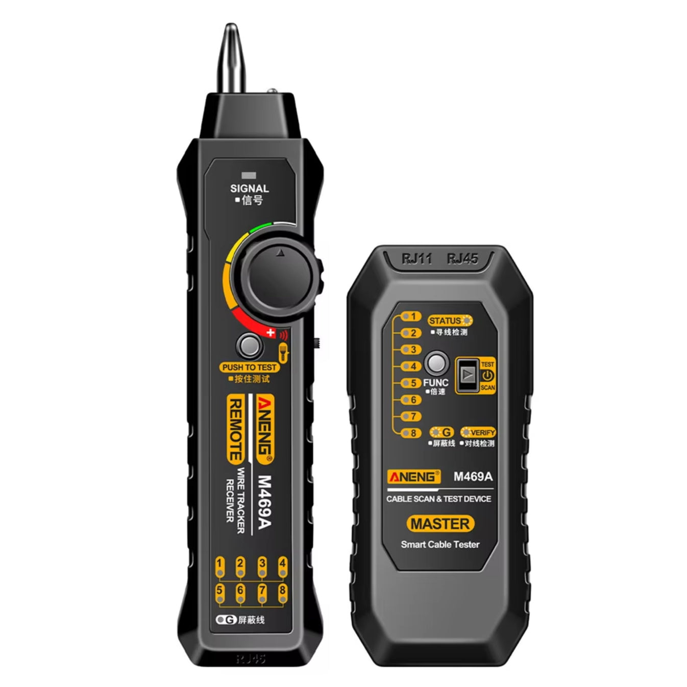 ZoeRax Wire Tester RJ45 RJ11 Cable Tracker Line Finder Multifunction W