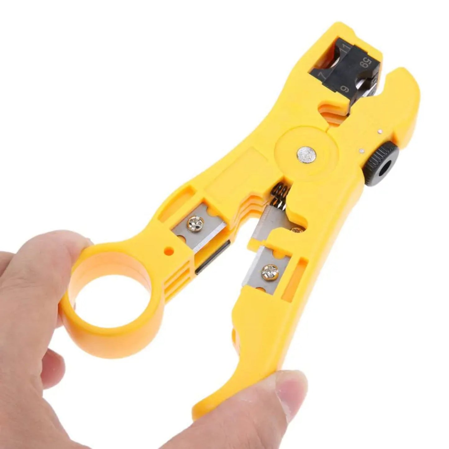 ZoeRax 범용 케이블 와이어 스트리퍼 커터 스트리핑 도구 플랫 또는 라운드 UTP Cat5 Cat6 와이어 동축 동축 