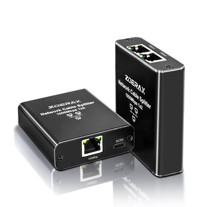 ZoeRax RJ45 분배기 1~2/3/4 이더넷 어댑터 인터넷 네트워크 케이블 연장기 RJ45 커플러 PC 노트북 TV 박스 라우터