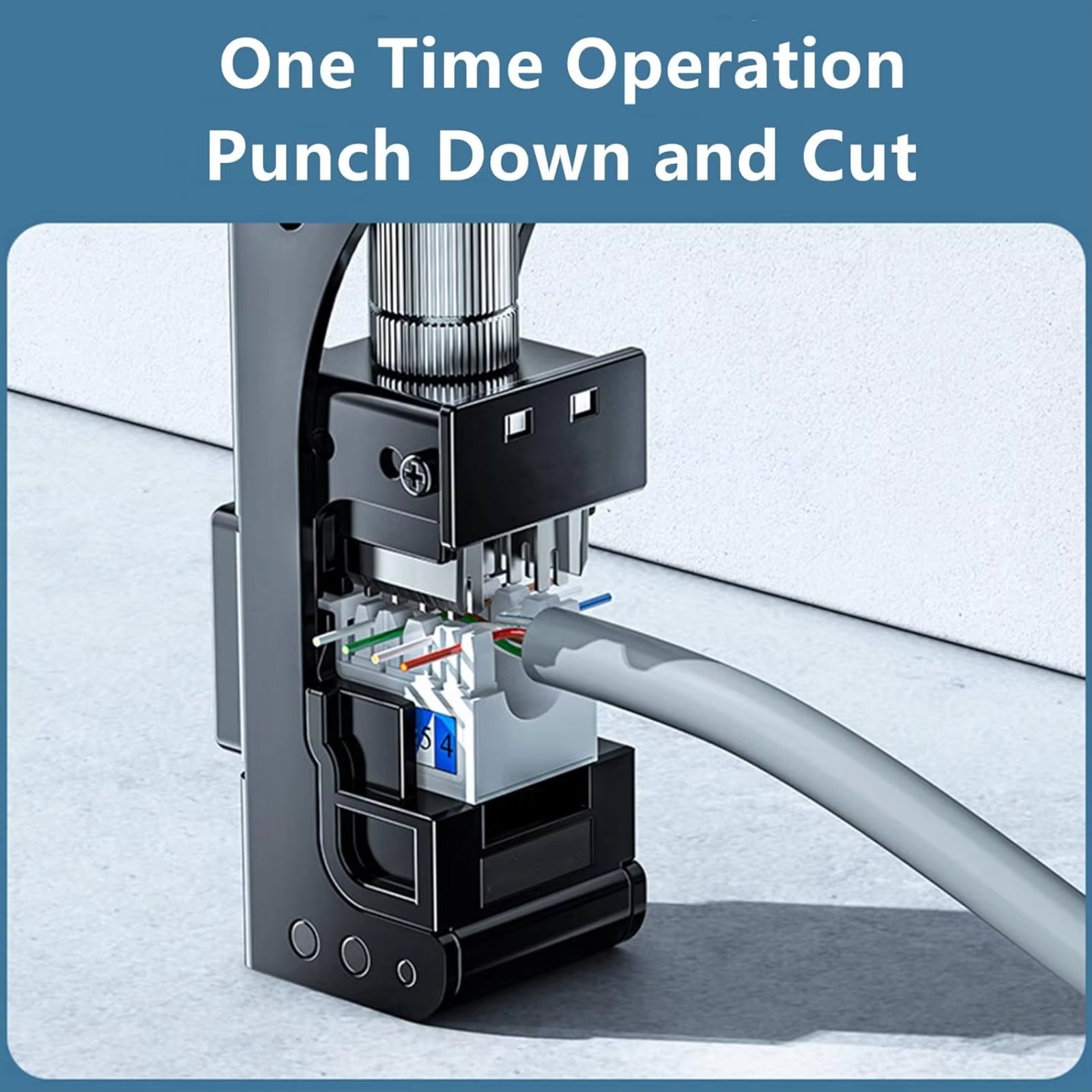 ZoeRax 90 Degree Keystone Jack Punch Down Tool Specific Modular fit CA