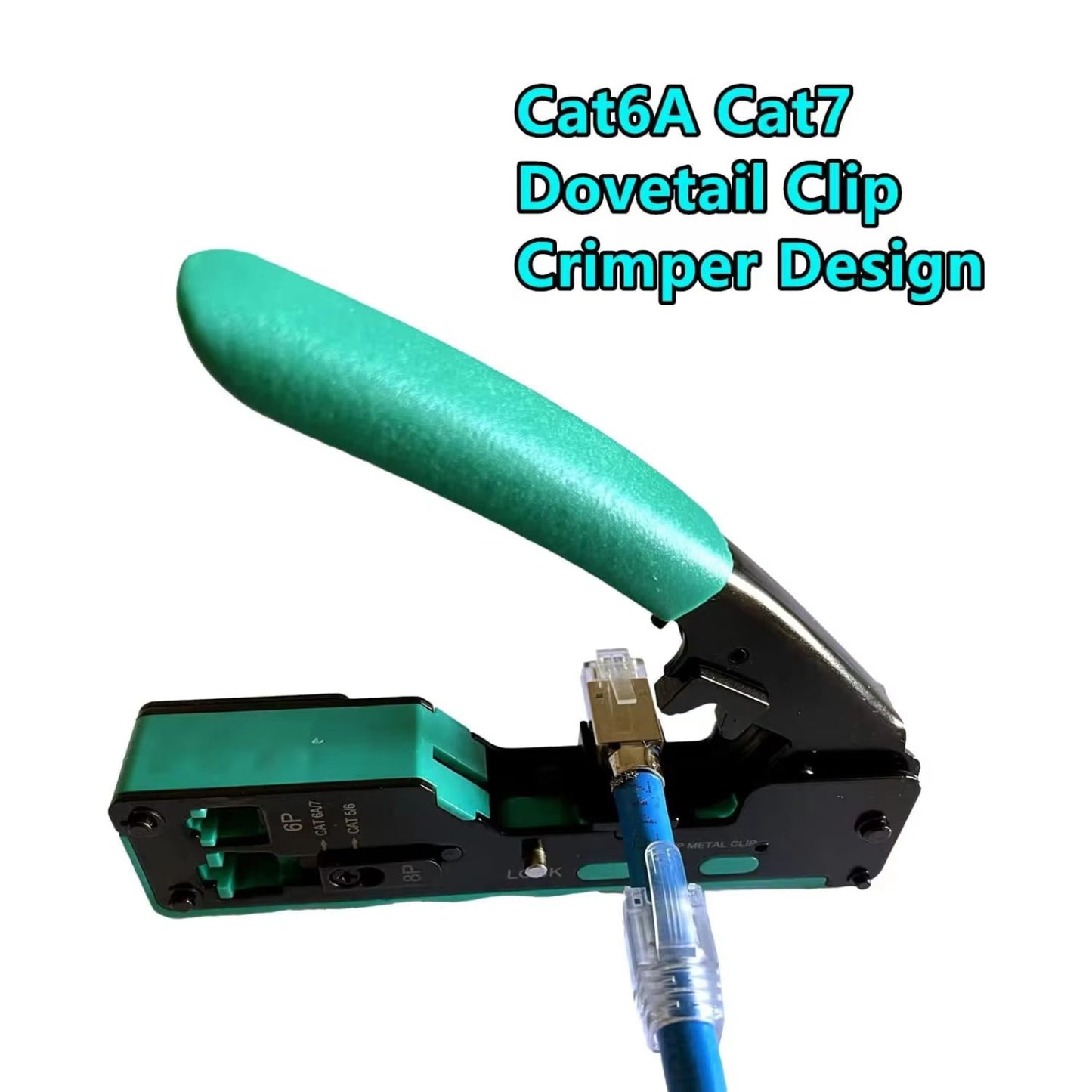 ZoeRax RJ45 패스스루 크림프 툴 키트 이더넷 크림퍼 Cat5 Cat5e Cat6 Cat6A Cat7 크림핑 툴 키트 RJ45 RJ11 와이어 스트리퍼 