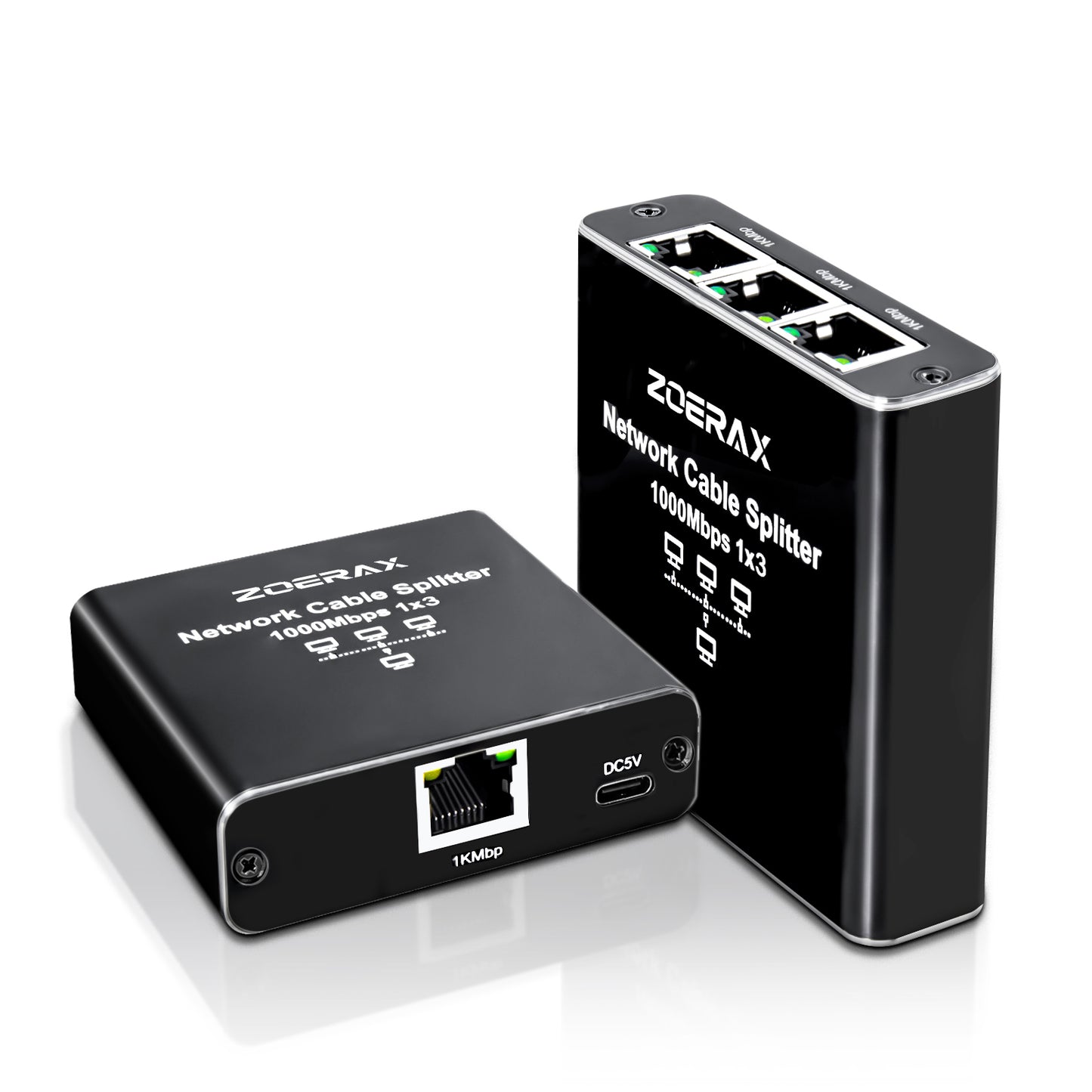 ZoeRax RJ45 분배기 1~2/3/4 이더넷 어댑터 인터넷 네트워크 케이블 연장기 RJ45 커플러 PC 노트북 TV 박스 라우터