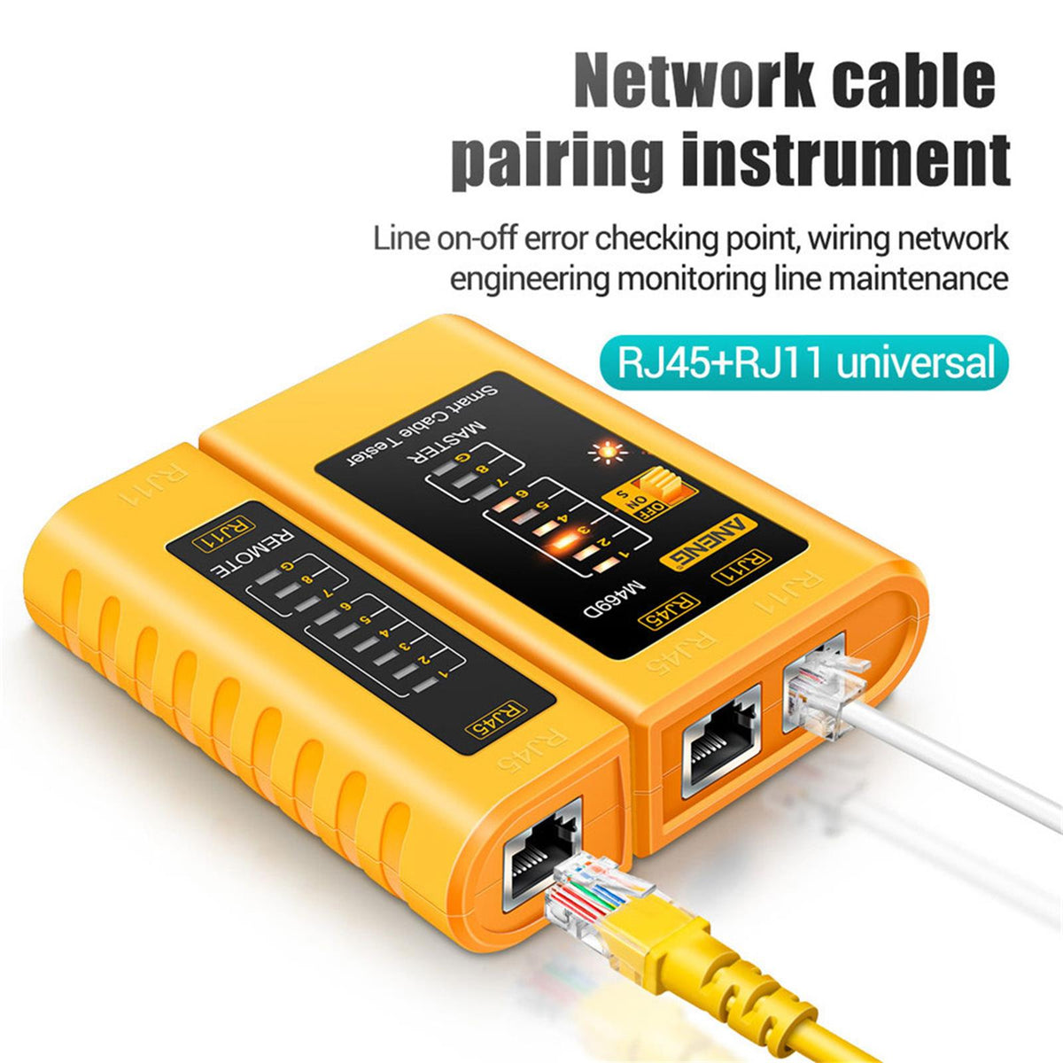 ZoeRax Network Cable Tester rj45 RJ11 Network LAN Ethernet RJ45 Cable Tester tool LAN Networking Tool network Repair