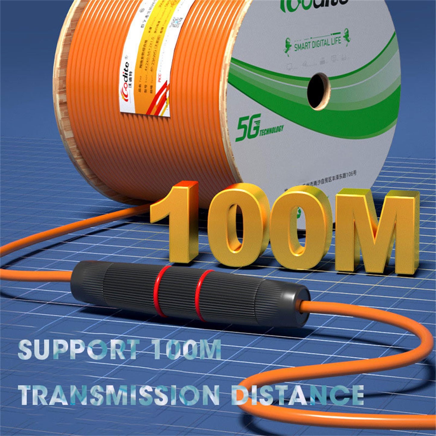 Экранированный водонепроницаемый разъем RJ45 ZoeRax IP68 Cat5/5e/6 8P8C Ethernet LAN-кабель-соединитель «мама-мама» для наружного использования