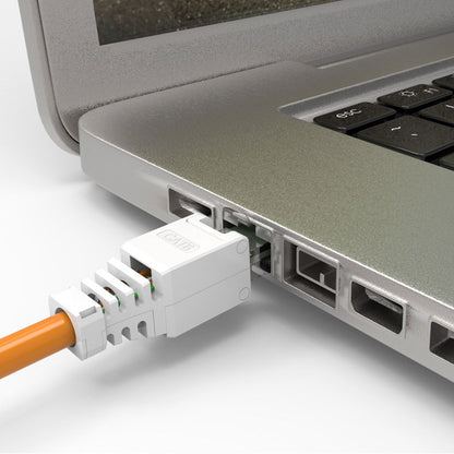 ZoeRax Tool Free RJ45 CAT6 Connector Reusable Ethernet Termination Plugs for 23AWG to 26AWG Cable Easy Internet Plug Fast Field Installation Toolless LAN Cable Ends DIY RJ 45
