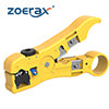 ZoeRax 범용 케이블 와이어 스트리퍼 커터 스트리핑 도구 플랫 또는 라운드 UTP Cat5 Cat6 와이어 동축 동축 